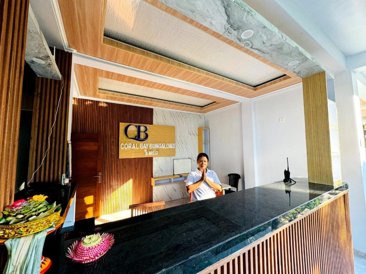 Coral Bay Bungalows Amed Exterior foto